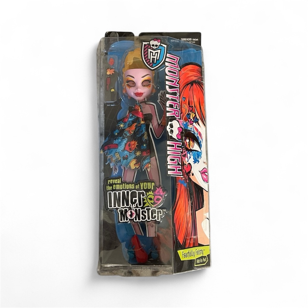 NEW Monster High Inner Monster Doll ADD-ON Pack Fearfully Feisty Accessory Pack